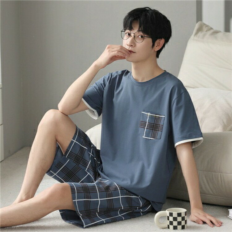 パジャマ メンズ 半袖 綿 セットアップ 夏用 ルームウェア メンズパジャマ 上下 セット 紳士 おしゃれ 春 秋 パジャマメンズ 大きいサイズ かっこいい 人...