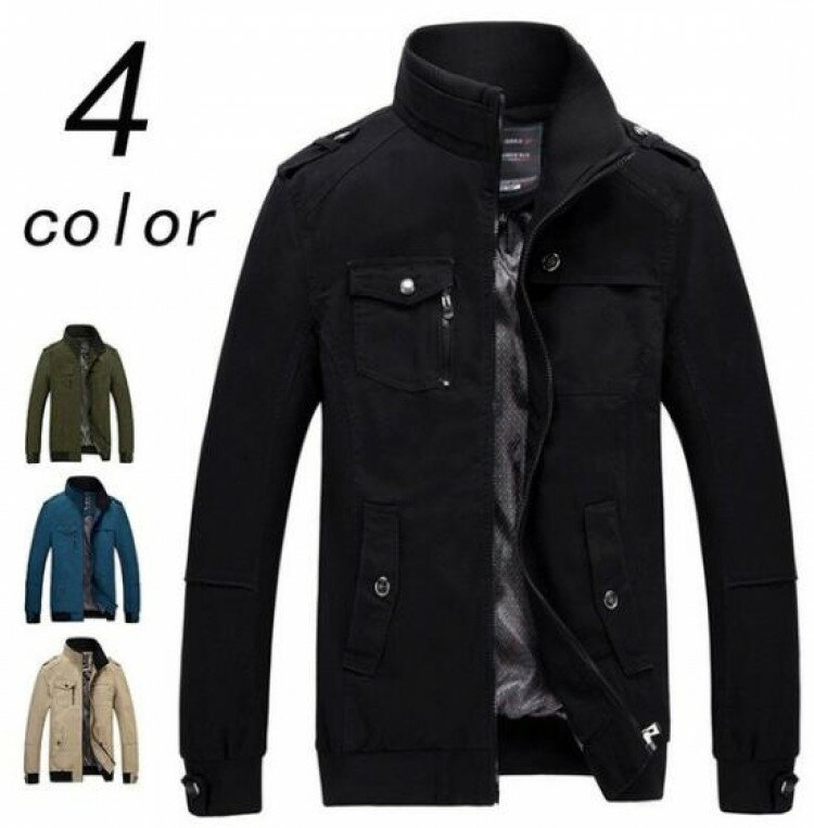 【先着60名：200円Offクーポン】ミリタリージャケット メンズ 春秋ジャケット男性 ファッション ジャケ..
