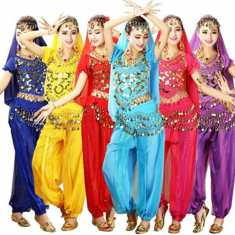 【先着60名：200円Offクーポン】ベリーダンス衣装 レディースアラビアン衣装 演出服 ヒップスカーフス..