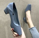 【先着60名:200円Offクーポン】走れるパンプスオフィス通勤パンプススクエアトゥフォーマルミドルヒール就活 冠婚葬祭4.5センチヒールレディース太ヒール|詳細画像