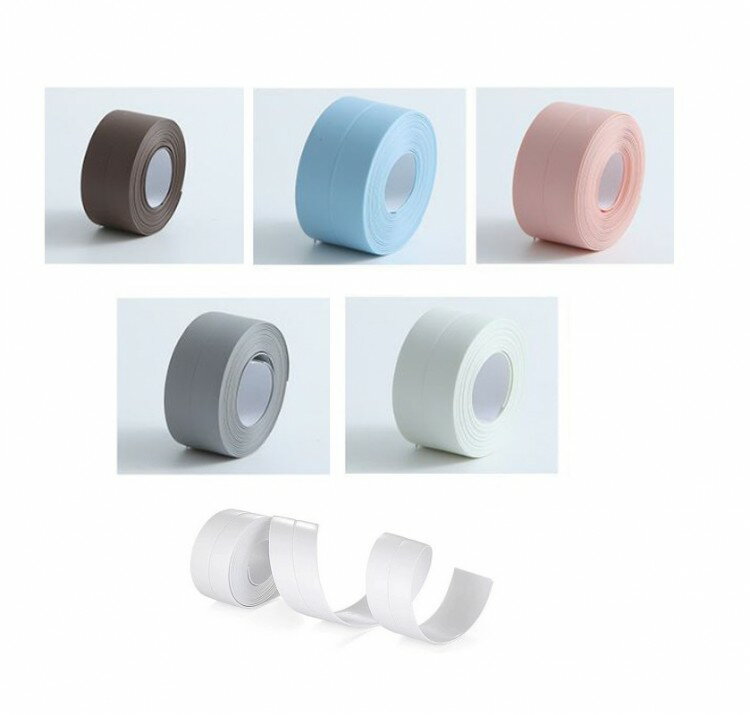 防水 防カビ対策に最適 高品質PEテープ 22mm×3.2m 隙間埋めテープ シンプル設置で水漏れ防止 屋内全般..