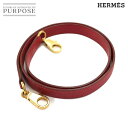 エルメス HERMES ショルダー ストラップ クシュベル レッド ゴールド 金具 【中古】