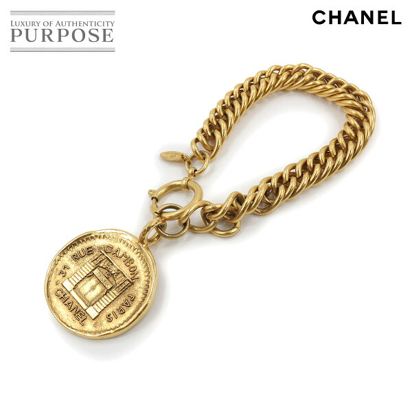 シャネル CHANEL 31 RUE CAMBON チェーン ブレスレット コイン ゴールド ヴィンテージ アクセサリー 【中古】