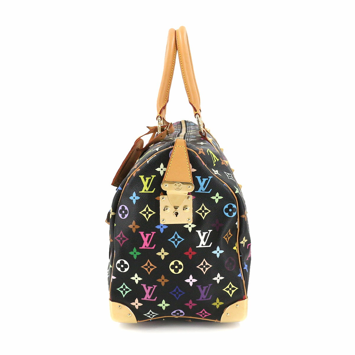 【新品同様】 ルイ ヴィトン LOUIS VUITTON モノグラム マルチカラー キーポル 45 ボストン バッグ ノワール M92640 【中古】