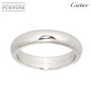 【新品仕上げ】 カルティエ Cartier クラシック #50 リング Pt950 プラチナ 幅3.9mm 指輪 Classic Ring【中古】