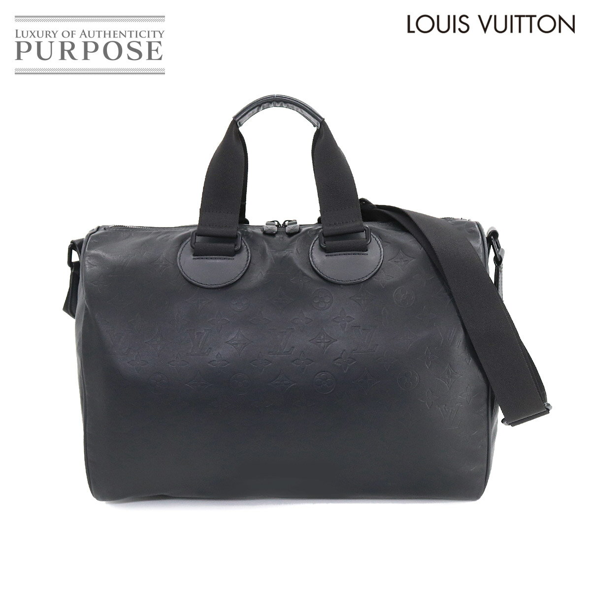 【新品同様】 ルイ ヴィトン LOUIS VUITTON モノグラム シャドウ スピーディ バンドリエール 40 2way ハンド ショルダー バッグ ノワール M43696 RFID Speedy Bandouliere 40 【中古】