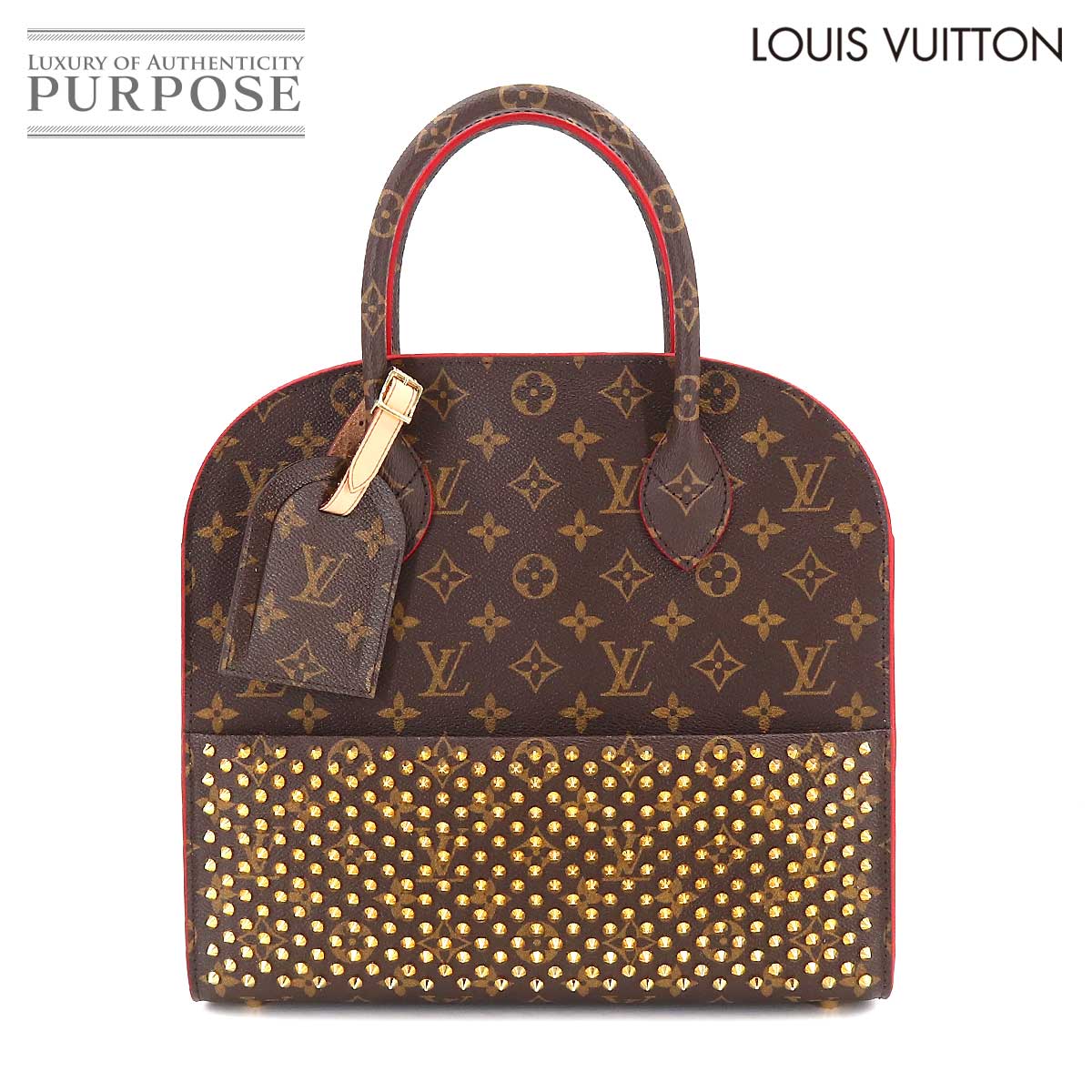 【未使用 展示品】 ルイ ヴィトン LOUIS VUITTON クリスチャン ルブタン アイコノクラスト ハンド バッグ モノグラム ハラコ M41234 Iconoclast 【中古】