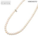 yVilz ~Lg MIKIMOTO AR^ 6.9-6.5mm lbNX 42cm SV Vo[ p[ Akoya Pearl NecklaceyÁz