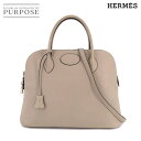 エルメス HERMES ボリード 35 2way ハンド ショルダー バッグ トリヨンクレマンス トゥルティエールグレー シルバー 金具 □D刻印 Bolide 35 【中古】