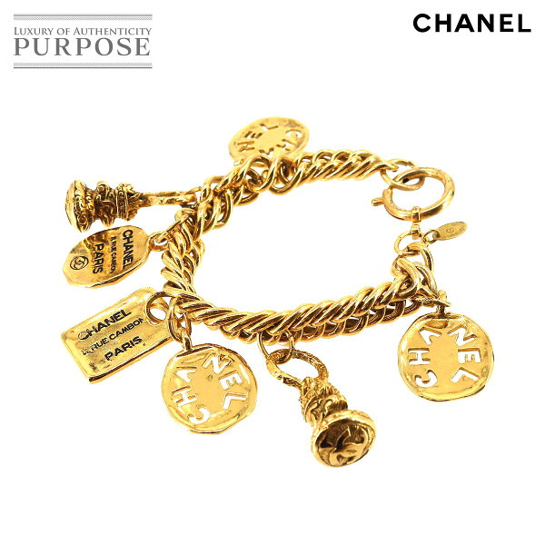 シャネル CHANEL 31 RUE CAMBON チャーム チェーン ブレスレット ゴールド ヴィンテージ アクセサリー Bracelet 【中古】