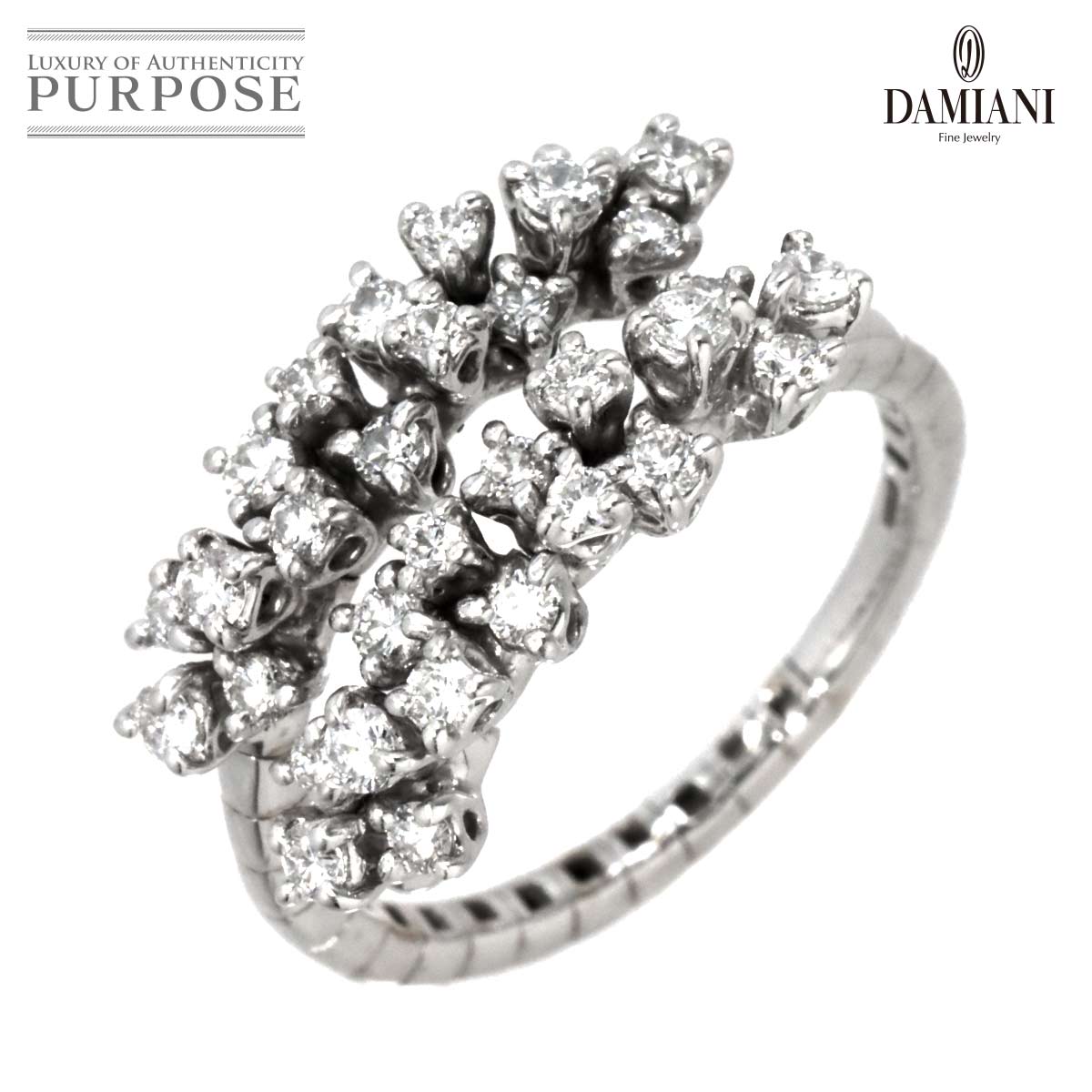 【新品同様】 ダミアーニ DAMIANI ミモザ 13号 リング ダイヤ K18 WG ホワイトゴールド 750 指輪 Mimosa Ring【中古】のサムネイル