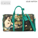 【未使用 展示品】 ルイ ヴィトン LOUIS VUITTON マスターズ マネ キーポル バンドリエール 50 2way ボストン バッグ グリーン M433...