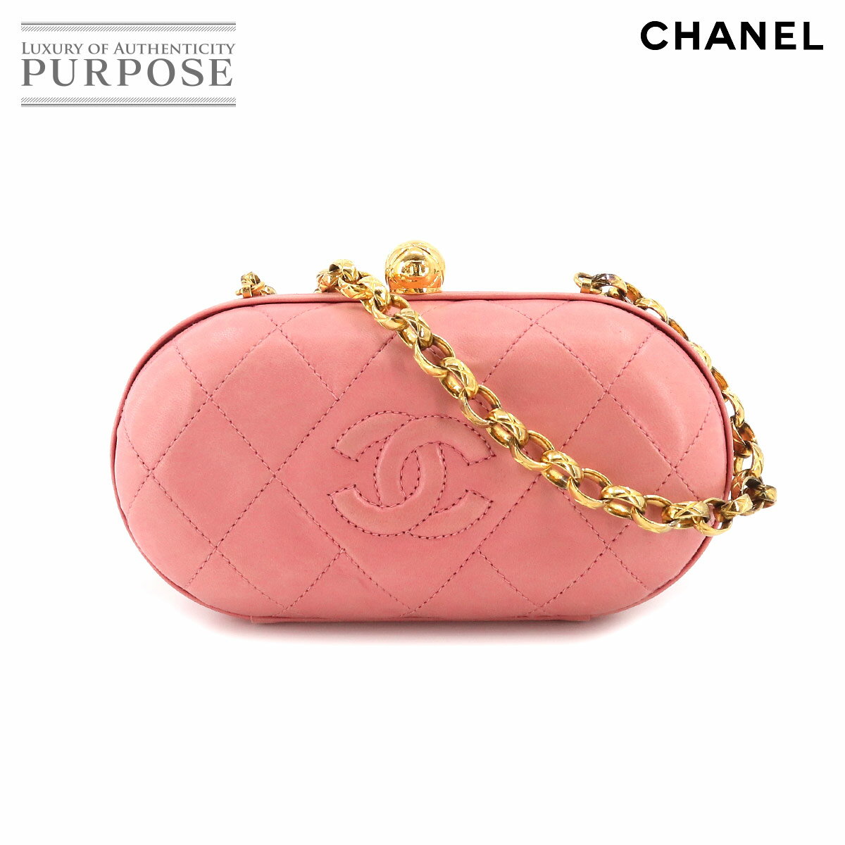 Vl CHANEL ܌ }gbZ `F[ V_[ obO U[ sN S[h  RR}[N Shoulder Bag yÁz