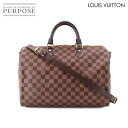 ルイ ヴィトン LOUIS VUITTON ダミエ スピーディ バンドリエール 35 2way ハンド ショルダー バッグ エベヌ N41182 Damier Speedy Bandouliere 35 【中古】