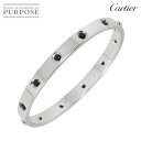 【新品同様】 カルティエ Cartier ラブ ブレス 17 サファイヤ K18 WG ホワイトゴールド 750 ブレスレット バングル Love Bracelet【中古】