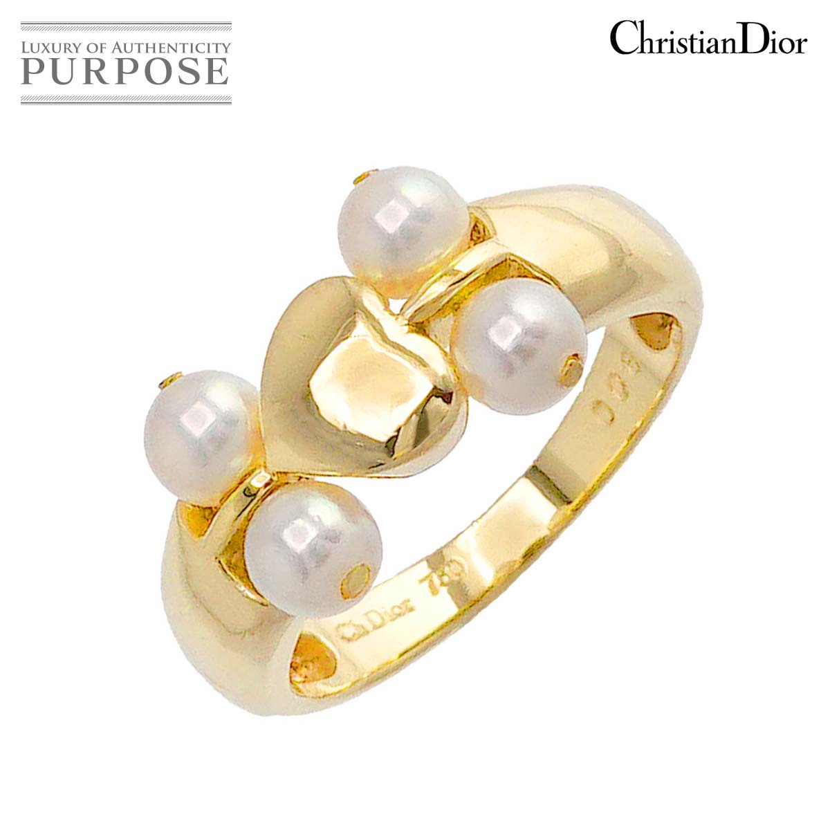 ڿƱ͡ ꥹ ǥ Christian Dior  14 俿 4.2mm K18 YG ...