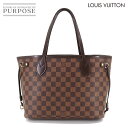 ルイ ヴィトン LOUIS VUITTON ダミエ ネヴァーフル PM トート バッグ エベヌ N51109 ブラウン Damier Neverfull PM 【中古】