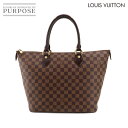 ルイ ヴィトン LOUIS VUITTON ダミエ サレヤ MM トート バッグ エベヌ N51182 ゴールド 金具 Damier Saleya MM 【中古】