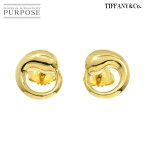 【新品同様】 ティファニー TIFFANY&Co. エターナルサークル ピアス K18 YG イエローゴールド 750 Eternal Circle Earrings Pierced【中古】