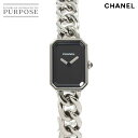 シャネル CHANEL プルミエール 22mm H3248 レディース 腕時計 ブラック 文字盤 クォーツ ウォッチ Premiere 【中古】