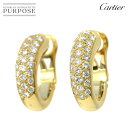 【新品同様】 カルティエ Cartier ミミスター ダイヤ イヤリング K18 YG イエローゴールド 750 Diamond Earrings Clip on【証明書付き】【中古】