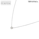 【新品同様】 ティファニー TIFFANY&CO. ソレスト ダイヤ ネックレス 40cm Pt プラチナ Soleste Diamond Necklace【中古】