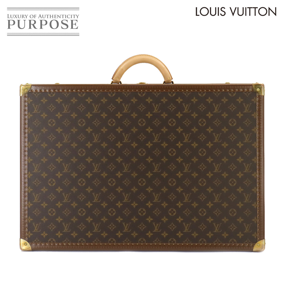 【新品同様】 ルイ ヴィトン LOUIS VUITTON モノグラム ビステン 65 トランク ケース バッグ ブラウン M21325 ゴールド 金具 Bilstein 65 【中古】のサムネイル