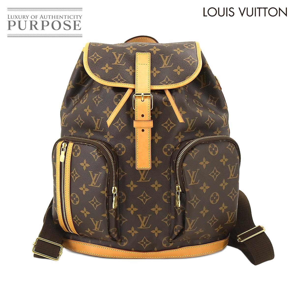 【新品同様】 ルイ ヴィトン LOUIS VUITTON モノグラム サック アド ボスフォール バックパック リュックサック ブラウン M40107 Sac A Dos Bosphore 【中古】