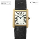 カルティエ Cartier タンクソロLM コンビ W1018855 メンズ 腕時計 シルバー 文字 ...