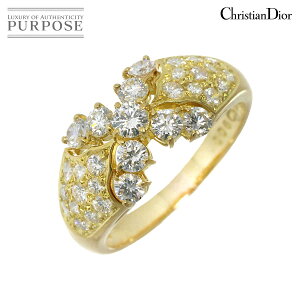 ڿƱ͡ ꥹ ǥ Christian Dior 12   K18 YG  750 CD  Diamond Ringš