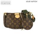 【未使用 展示品】 ルイ ヴィトン LOUIS VUITTON モノグラム ミュルティ ポシェット アクセソワール ショルダー バッグ カーキ M44813 RFID Multi Pochette Accessoires 【中古】