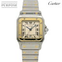 カルティエ Cartier サントスガルベLM コンビ W20011C4 メンズ 腕時計 デイト ア ...