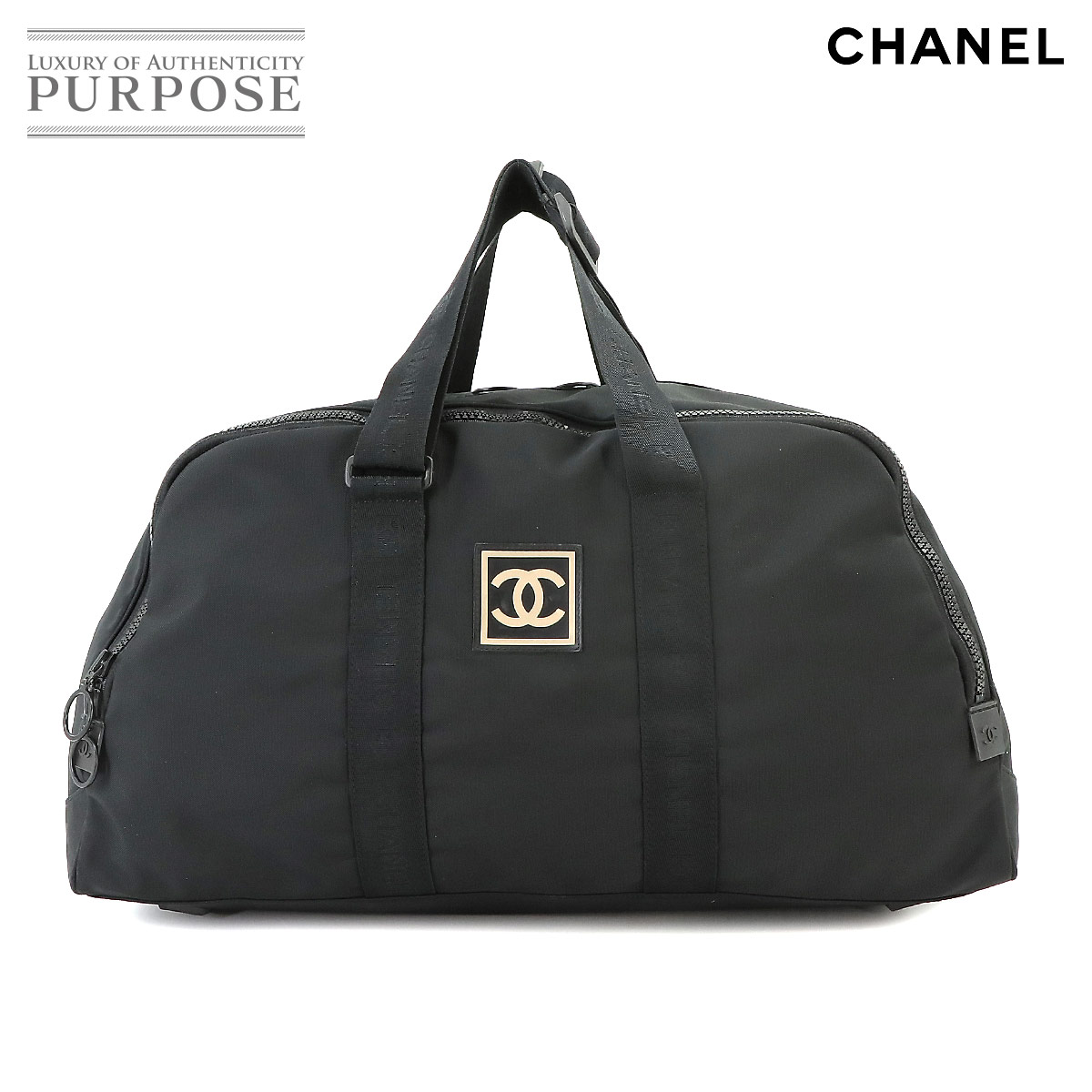 Vl CHANEL X|[cC RR}[N {Xg obO iC ubN A19976 ubN  Sports Line Boston Bag yÁz