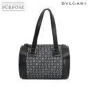 uK BVLGARI S}jA r[[ nh obO fj U[ ubN Vo[  Logo Mania B-zero1 Bag yÁz