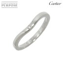  カルティエ Cartier バレリーナ カーブ #47 リング ダイヤ Pt プラチナ 指輪 Ballerine Ring