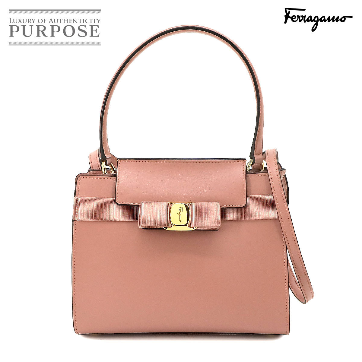  gp Wi  T@g[ tFK Salvatore Ferragamo @{ 2way nh V_[ obO U[ sN 21-1264 Vara Hand Shoulder Bag   