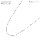 【新品同様】 ティファニー TIFFANY&CO. バイザヤード ダイヤ 20P ネックレス 61cm Pt プラチナ By The Yard Diamond Necklace【中古】