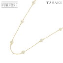 【新品同様】 タサキ TASAKI 6.3-6.2mm ネックレス 40cm ネックレス K18 YG 750 パール 田崎真珠 Necklace【中古】