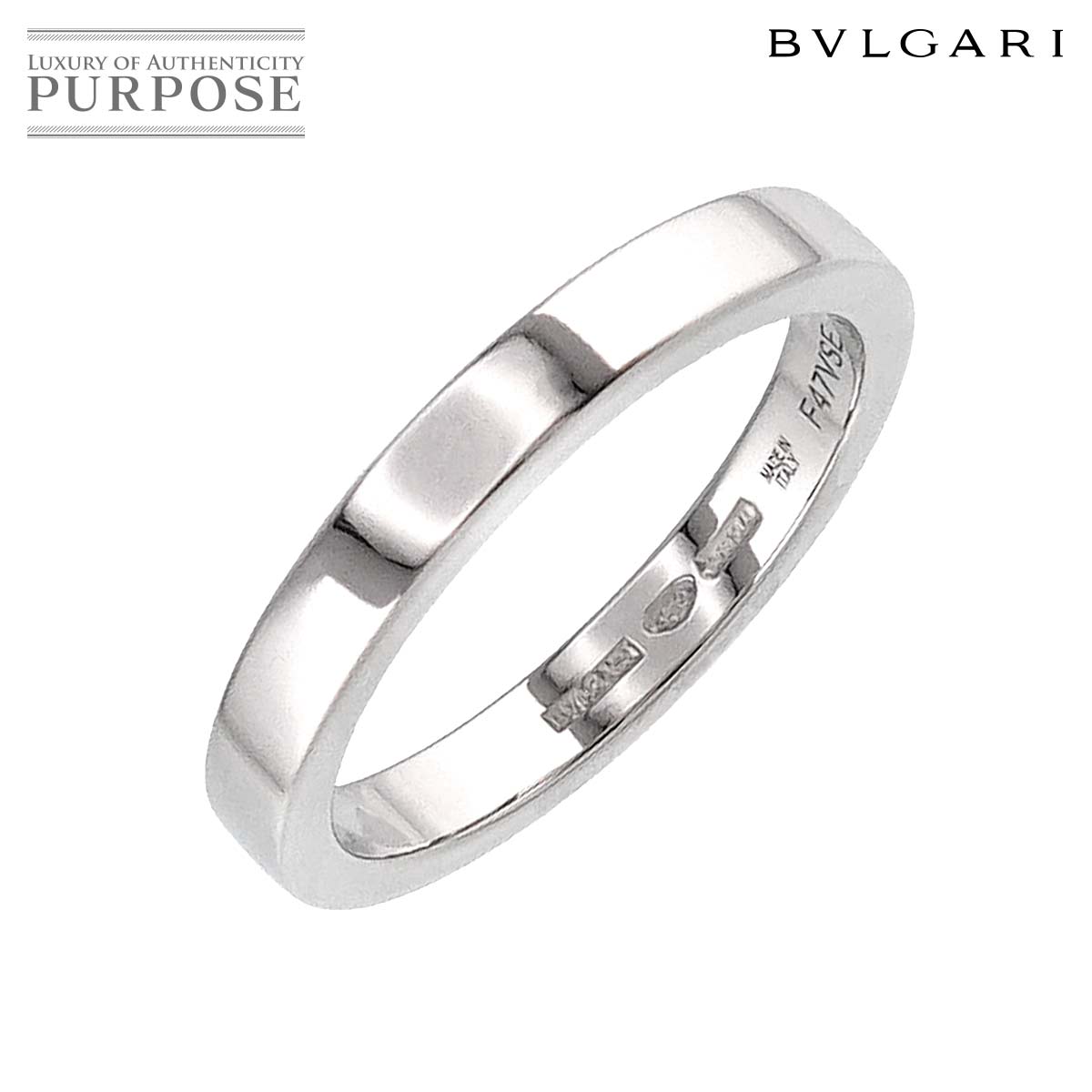 【新品同様】 BVLGARI マリーミー 55 リング Pt プラチナ 指輪 Marry Me Ring【証明書付き】【中古】