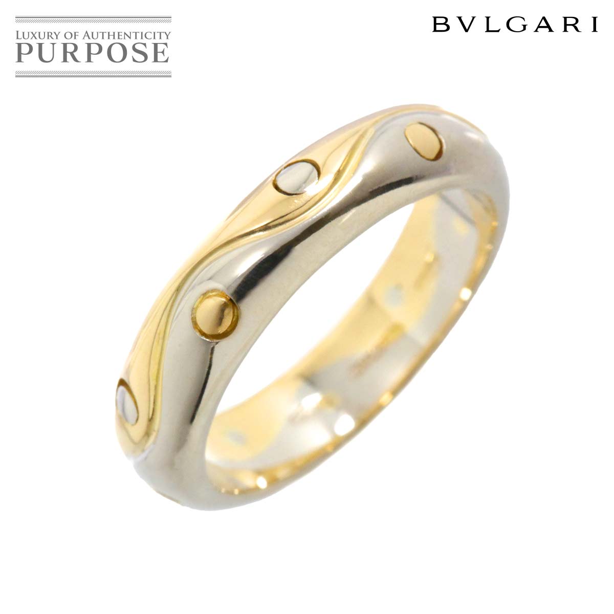 ڿƱ͡ ֥륬 BVLGARI  11  K18 YG WG  ۥ磻  750   ...