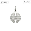 【新品同様】 カルティエ Cartier ロンジェビティ ダイヤ ペンダント トップ K18 WG ホワイトゴールド 750 チャーム Pendant Top Charm【中古】