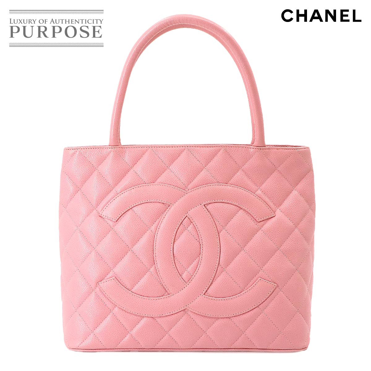 Vl CHANEL g[g obO LrAXL sN A01804 S[h  Be[W Medallion Tote Bag yÁz