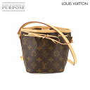 【未使用 展示品】 ルイ ヴィトン LOUIS VUITTON モノグラム ナノ ノエ ショルダー バッグ ブラウン M41346 Monogram Nano Noe Bag 【中古】