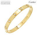 【新品同様】 カルティエ Cartier ラブ ブレス 16 フル ダイヤ K18 YG イエローゴールド 750 ブレスレット バングル Love Bracelet【中古】