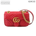 ygp Wiz Ob` GUCCI GG}[g LeBO ~j obO V_[ U[ bh 446744 GG Marmont Bag yÁz