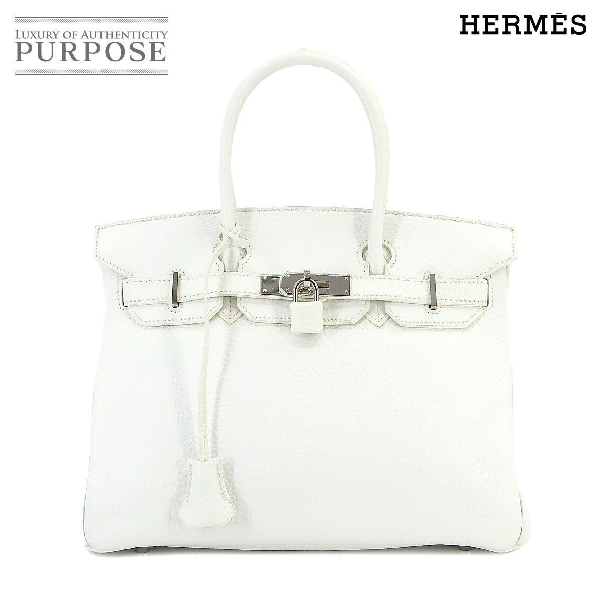 ڿƱ͡ ᥹ HERMES С30 ϥ Хå ȥ󥯥ޥ ۥ磻 K С  Birkin 3...