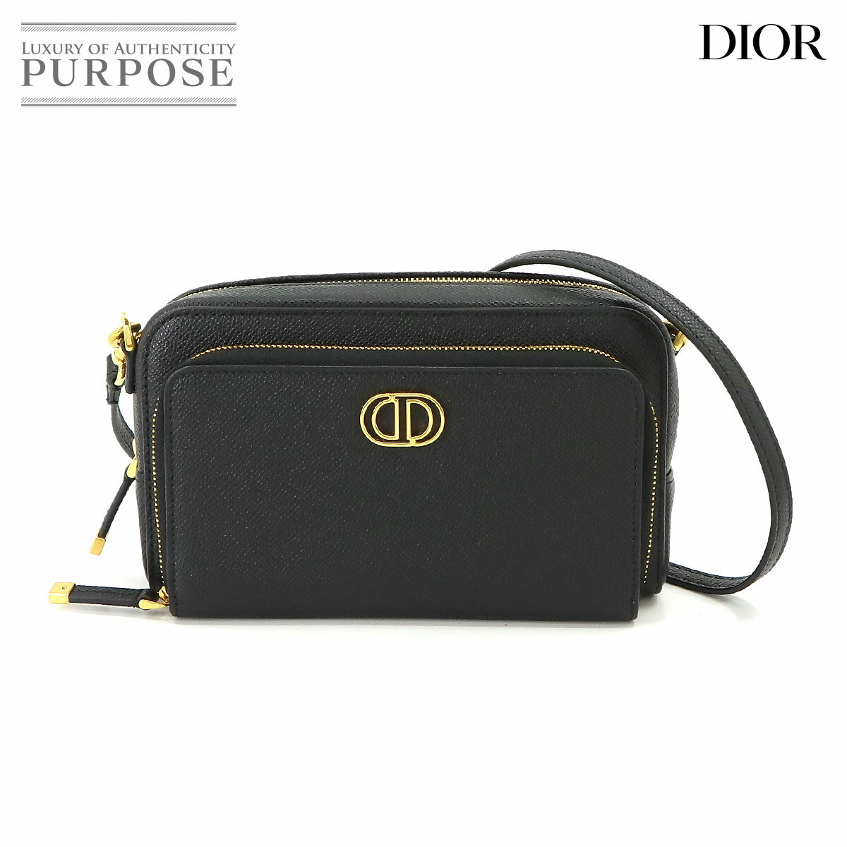 ygp Wiz NX` fBI[ Christian Dior J _u |[` V_[ obO U[ ubN S7431UBAE Caro Double Pouch yÁz