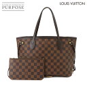 【新品同様】 ルイ ヴィトン LOUIS VUITTON ダミエ ネヴァーフル PM トート バッグ エベヌ N41359 ブラウン Damier Neverfull PM 【中古】