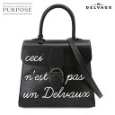  デルヴォー DELVAUX ブリヨン ルーモア MM 2way ハンド ショルダー バッグ レザー ブラック AA0661AAM009ZPN Brillant L'Humour 