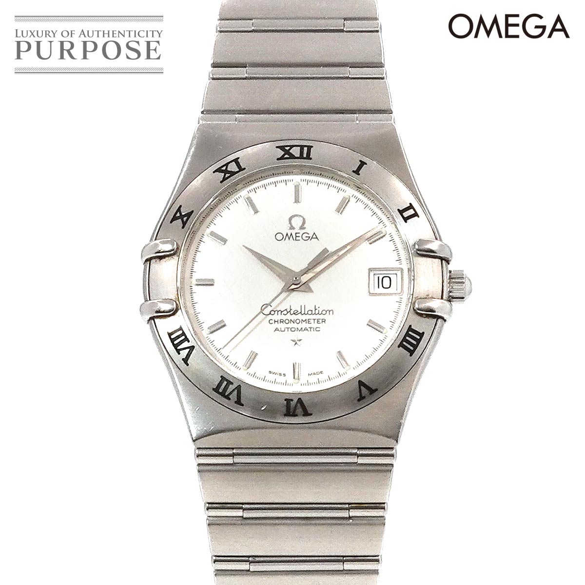 オメガ OMEGA コンステレーション 1502 30 メンズ 腕時計 デイト シルバー 文字盤 オ ...
